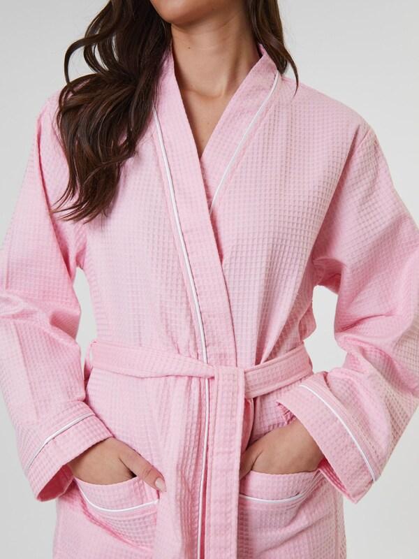 Seraphine Loungeable Light Pink Cotton Waffle Robe