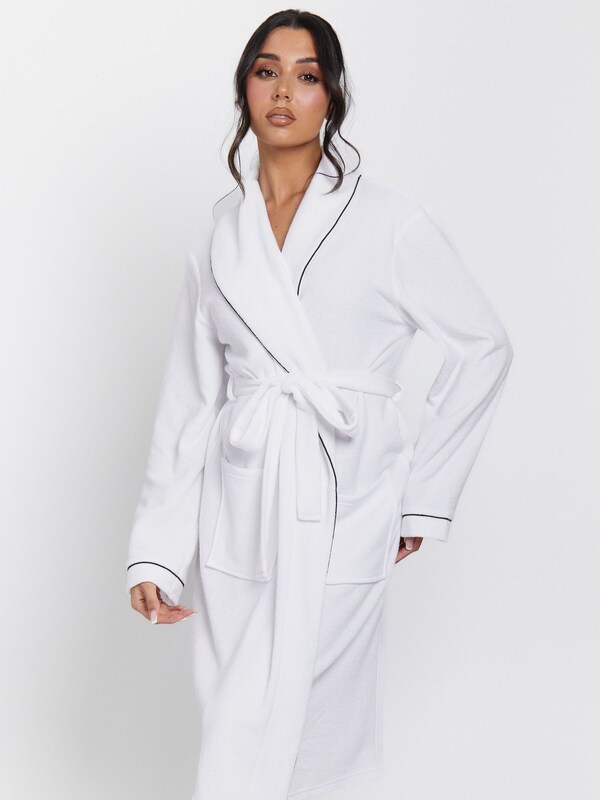 Seraphine Loungeable White Lightweight Spa Robe