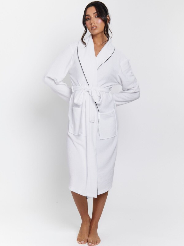 Seraphine Loungeable White Lightweight Spa Robe
