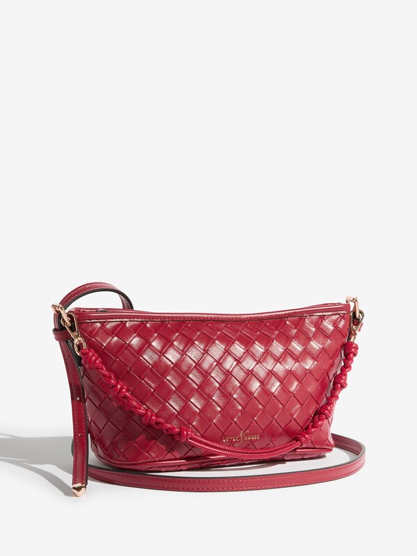 Seraphine Love & Roses Red Woven Handbag