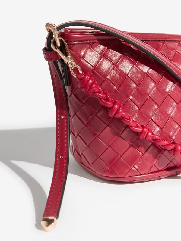 Seraphine Love & Roses Red Woven Handbag