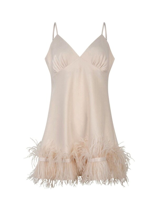 Seraphine Love Stories Cream Honey Feather Nightie
