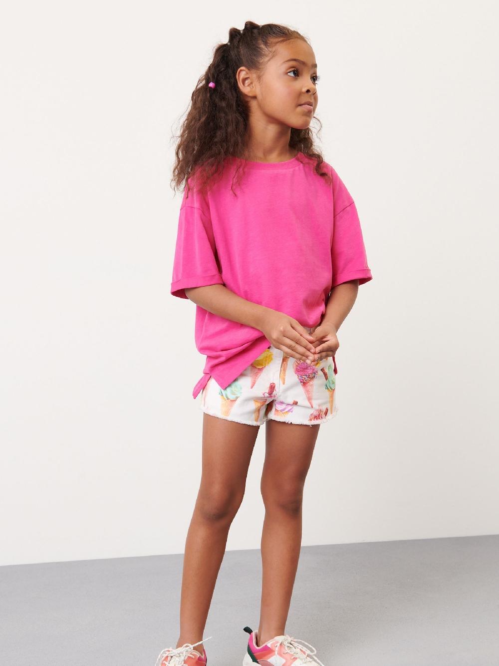 seraphine Magenta Pink Oversized T-Shirt (3-16yrs)