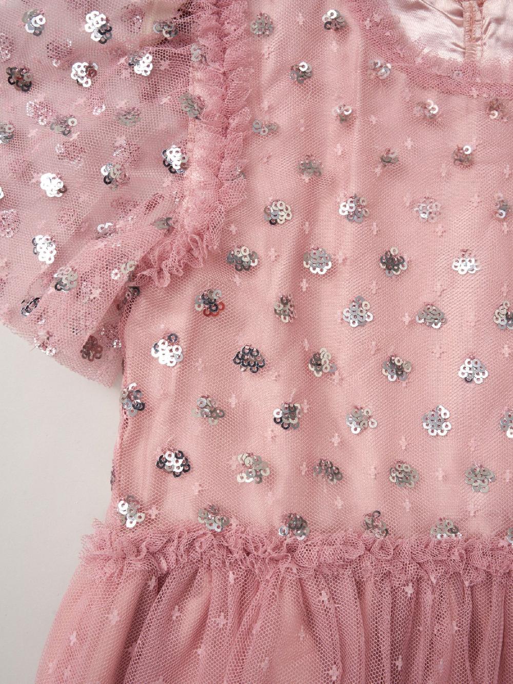 seraphine Miss Cluster Sequin Waterfall Dress