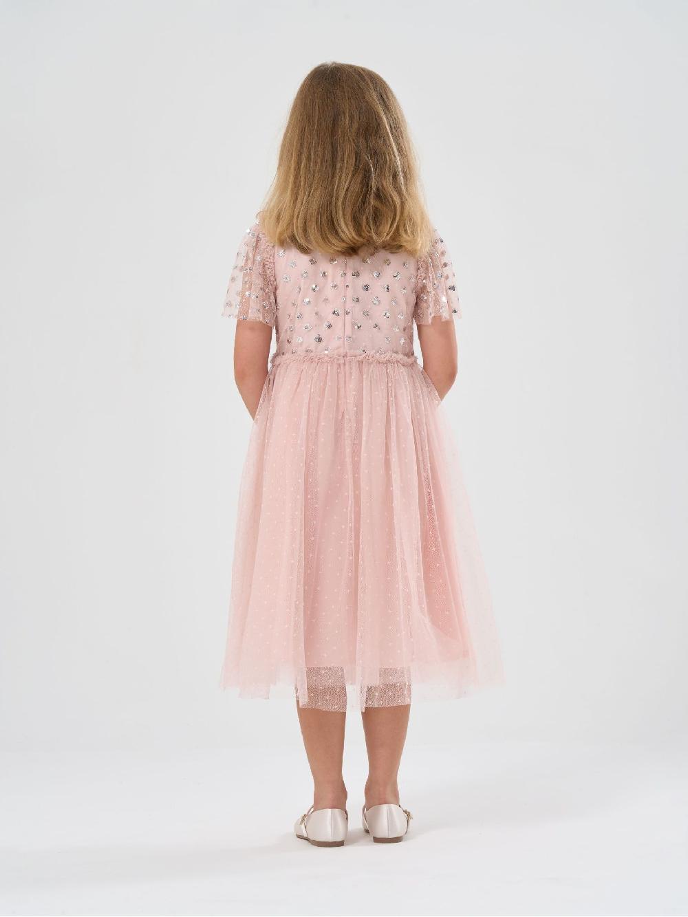 seraphine Miss Cluster Sequin Waterfall Dress