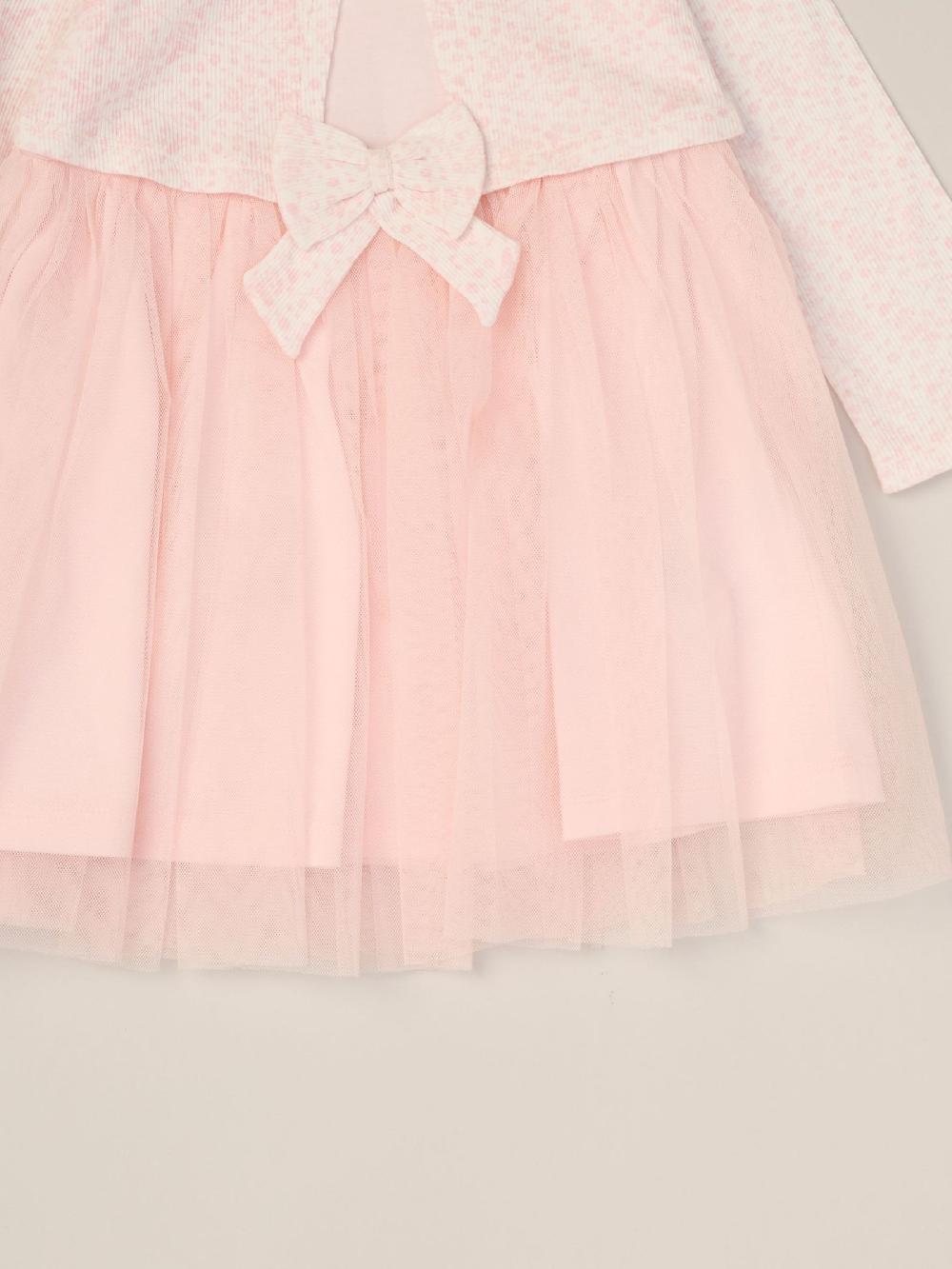 seraphine Miss Mock Cardigan Dress For Baby