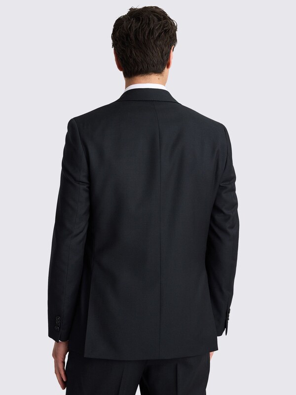 Seraphine MOSS Black Regular Fit Twill Suit Jacket
