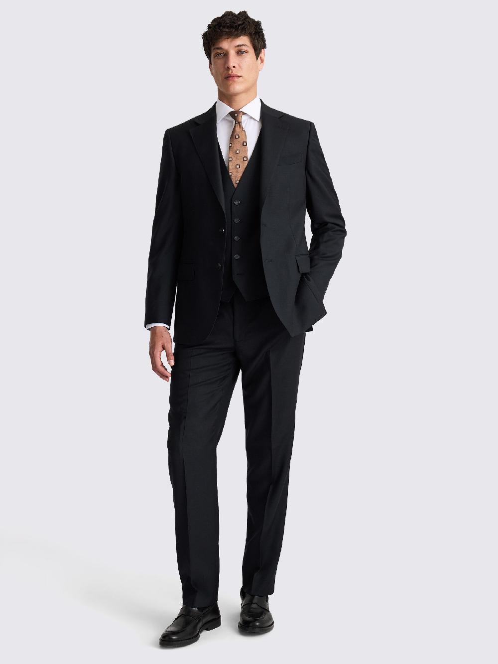 seraphine MOSS Black Regular Fit Twill Suit Jacket seraphine MOSS Black Regular Fit Twill Suit Jacket