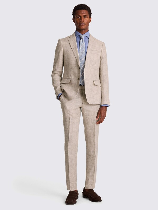 Seraphine MOSS Camel Slim Fit Suit Trousers