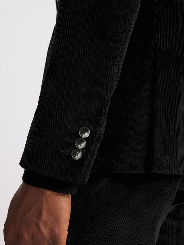 Seraphine MOSS Ink Slim Fit Corduroy Suit Jacket