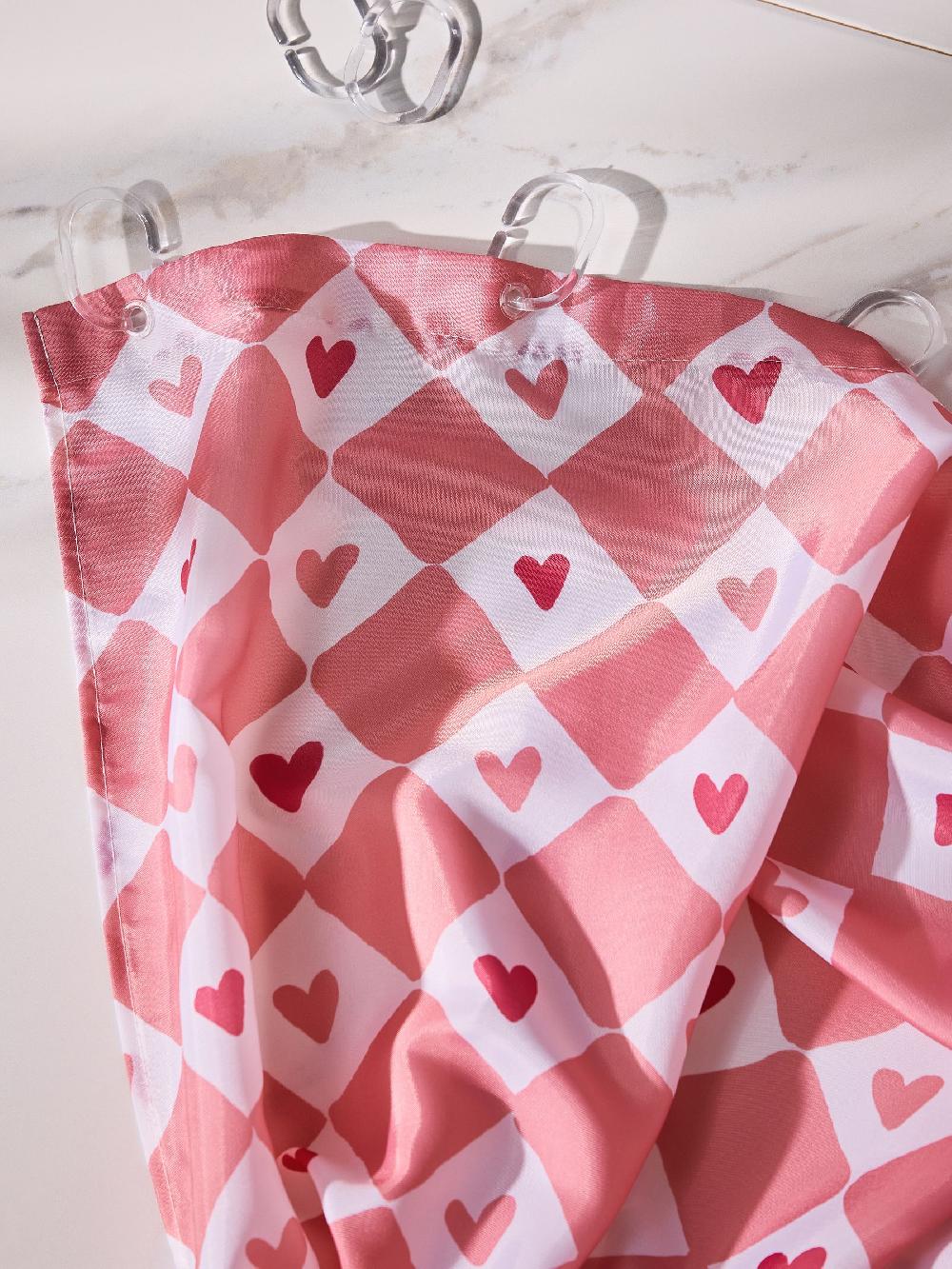 seraphine Multi Heart Shower Curtains