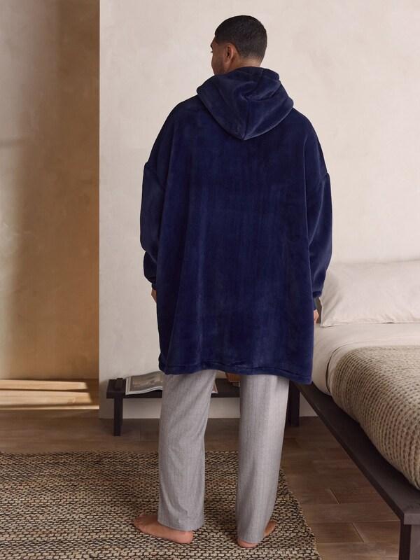 Seraphine Navy Blue Oversized Hoodie