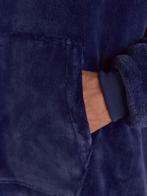 Seraphine Navy Blue Oversized Hoodie