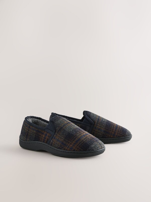 Seraphine Navy Closed Back Slippers