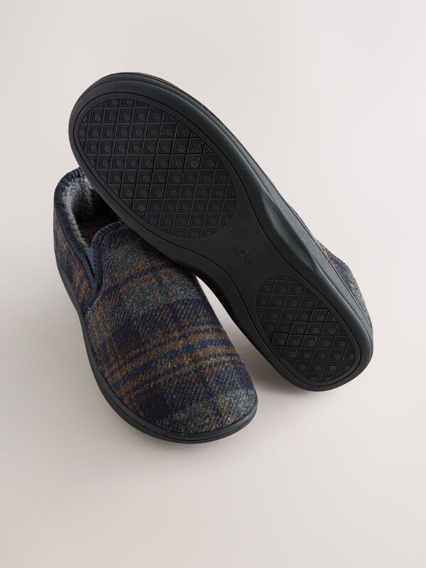 Seraphine Navy Closed Back Slippers