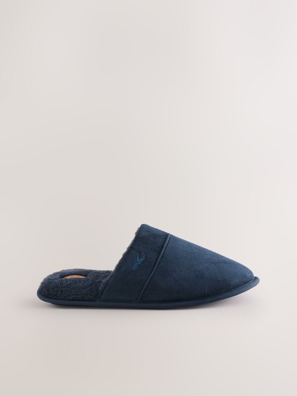 Seraphine Navy Mule Slippers