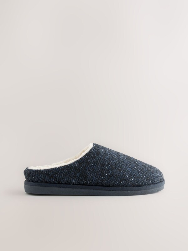Seraphine Navy Patterned Slippers