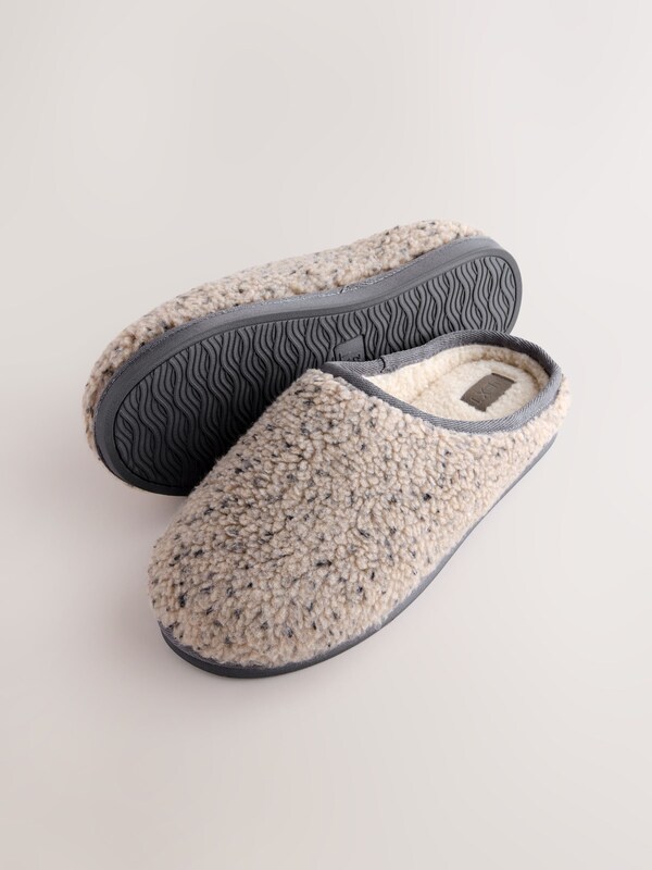 Seraphine Neutral Borg Mule Slippers