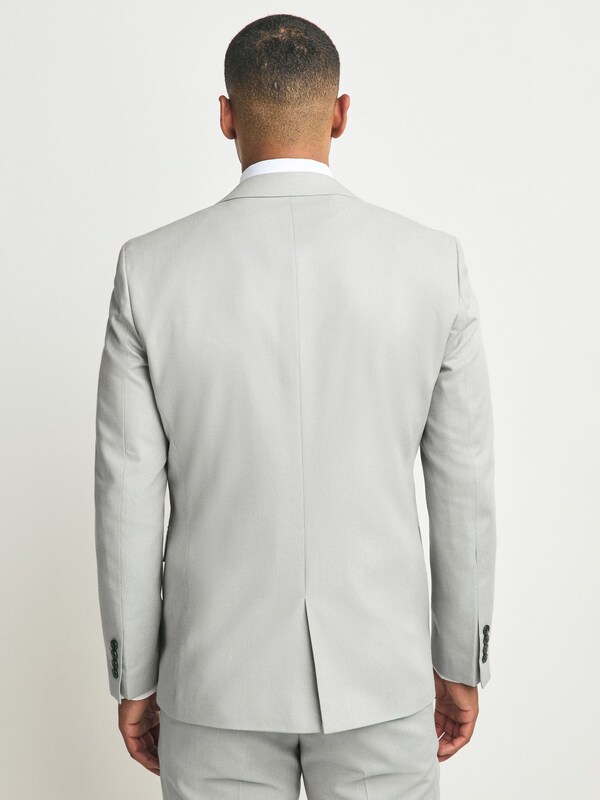 Seraphine Neutral Slim Fit Textured Suit Jacket