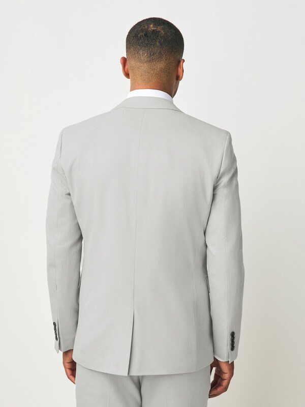 Seraphine Neutral Slim Fit Textured Suit Jacket