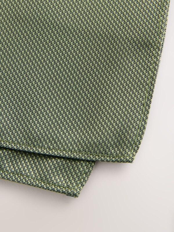 Seraphine Olive Green Textured Pocket Square