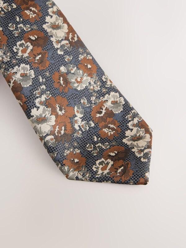 Seraphine Orange Tie And Pocket Square Set