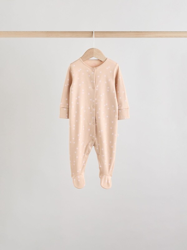 Seraphine Pink 7 Pack Baby Sleepsuits (0mths-3yrs)