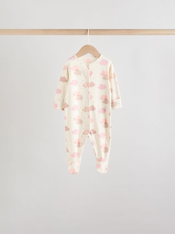 Seraphine Pink 7 Pack Baby Sleepsuits (0mths-3yrs)