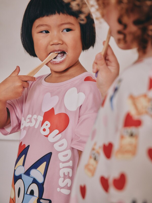 Seraphine Pink Bluey Nighties 2 Pack (2-8yrs)