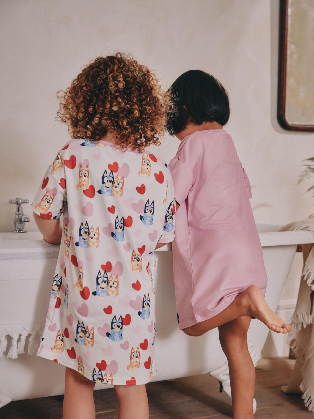 seraphine Pink Bluey Nighties 2 Pack (2-8yrs)