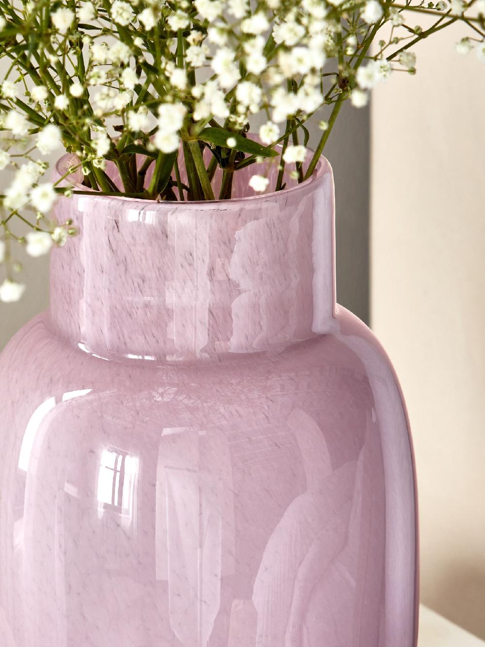 seraphine Pink Glass Vase