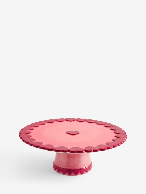 Seraphine Pink Heart Cake Stand