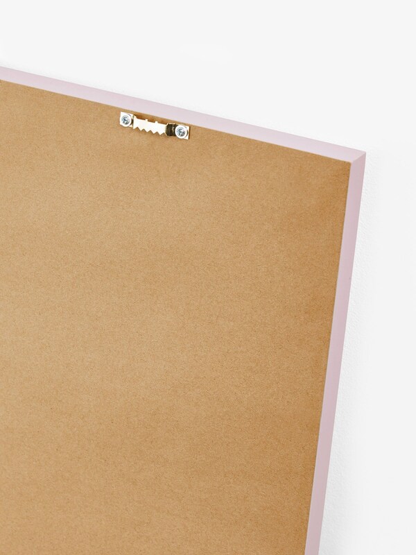 Seraphine Pink Heart Framed Canvas Wall Art