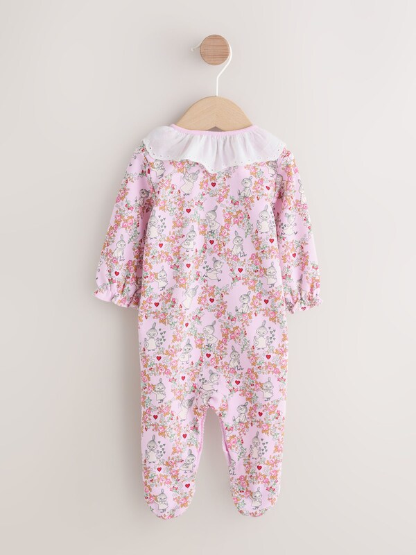 Seraphine Pink Moomin Baby Sleepsuit