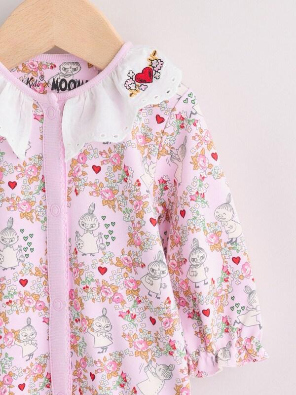 Seraphine Pink Moomin Baby Sleepsuit