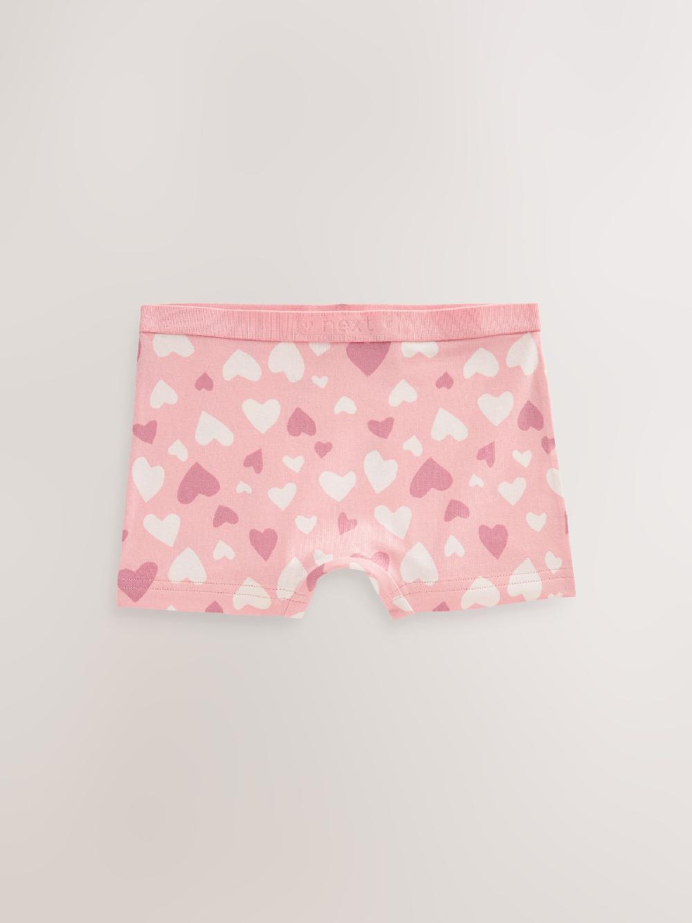 seraphine Pink Short Briefs 5 Pack (2-16yrs)