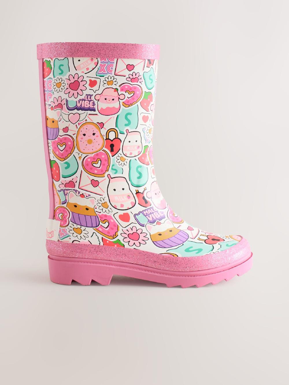 seraphine Pink Squshmallows Wellies