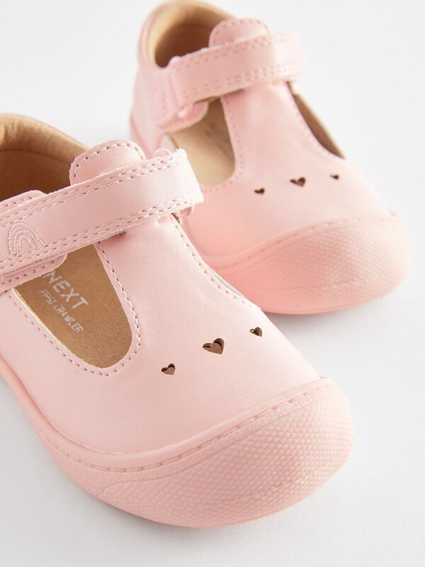Seraphine Pink Standard Fit (F) Crawler T-Bar Shoes