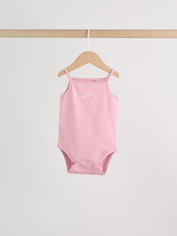 Seraphine Pink Vest Baby Bodysuits 5 Pack