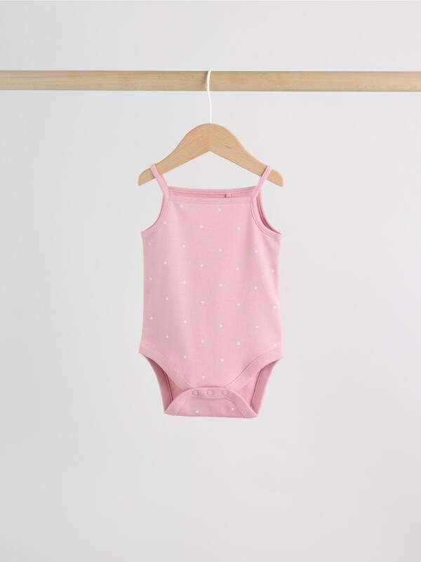 Seraphine Pink Vest Baby Bodysuits 5 Pack