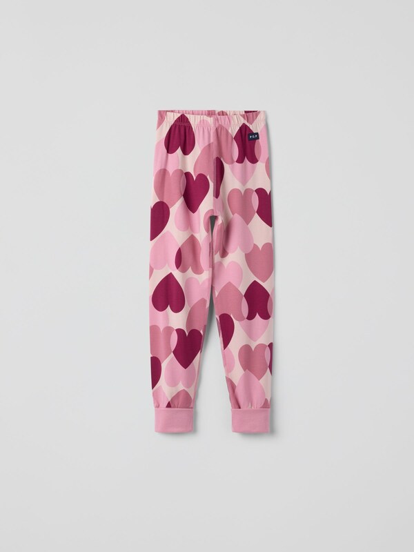 Seraphine Polarn O. Pyret Pink Cotton Print Pyjamas