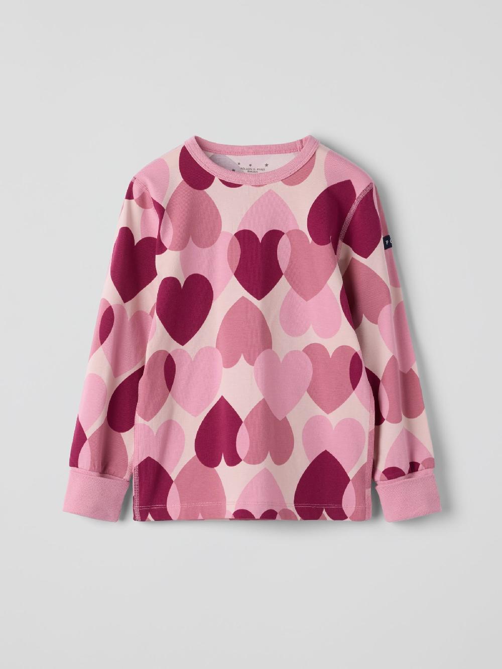 seraphine Polarn O. Pyret Pink Cotton Print Pyjamas
