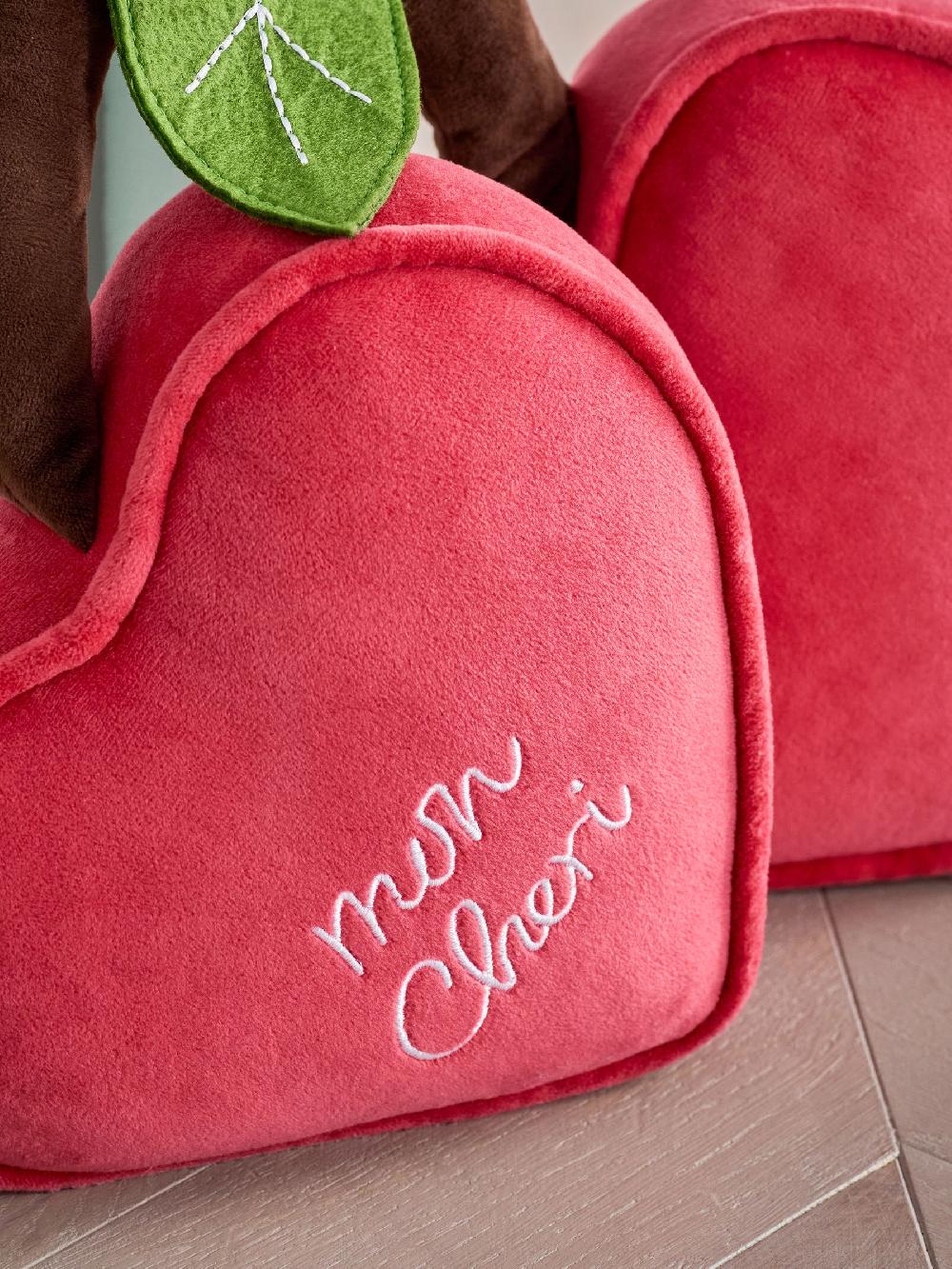 seraphine Red Cherry Hearts Valentines Doorstop