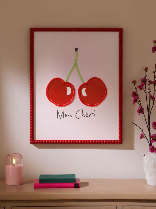 Seraphine Red Mon Cheri Light Up Wall Art