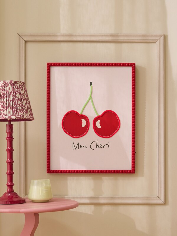 Seraphine Red Mon Cheri Light Up Wall Art