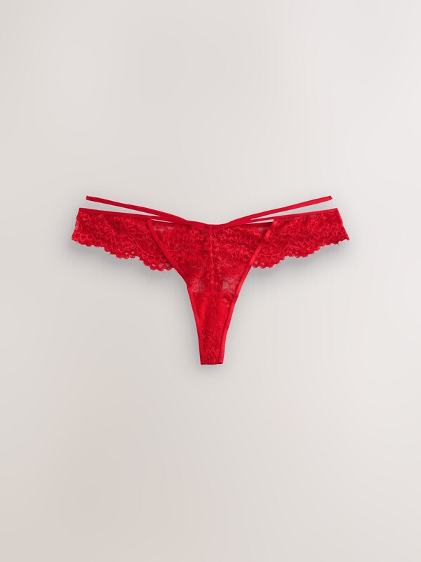 Seraphine Red Thong Lace Knickers