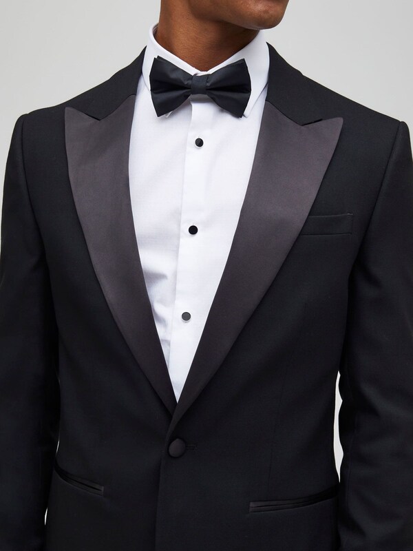 Seraphine River Island Black Plain Slim Tux Jacket