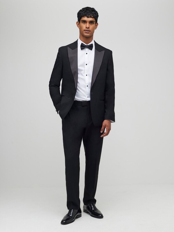 Seraphine River Island Black Plain Slim Tux Jacket