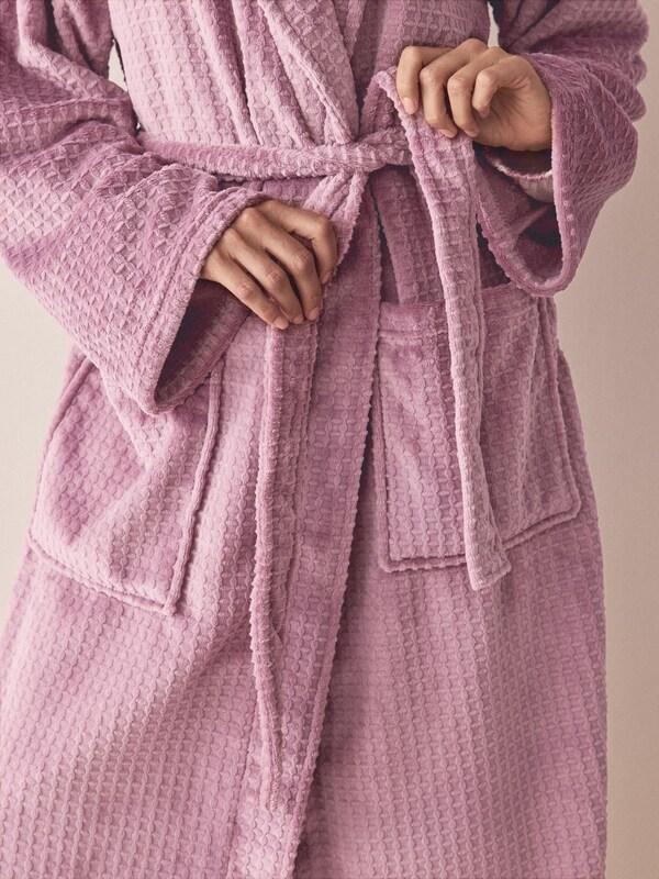 Seraphine Rose Pink Waffle Cosy Robe