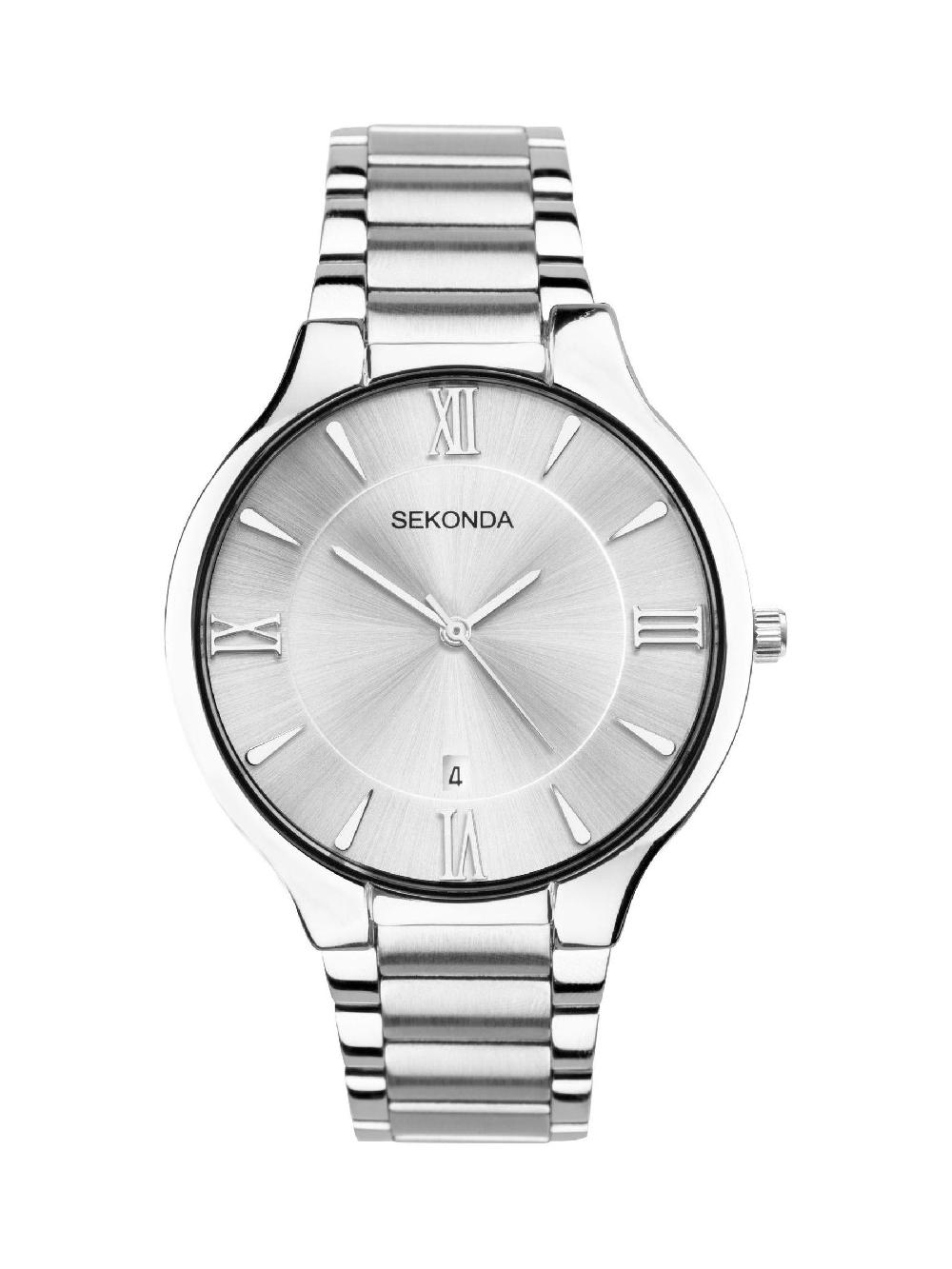seraphine Sekonda Gents Silver Plated Watch